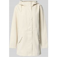 Vero Moda Regular Fit Funktionsjacke mit Taillen-Kordelzug Modell 'MALOU' in Offwhite, Größe XL von Vero Moda