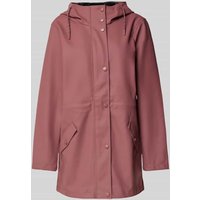 Vero Moda Regular Fit Funktionsjacke mit Taillen-Kordelzug Modell 'MALOU' in Rostrot, Größe L von Vero Moda