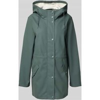 Vero Moda Regular Fit Funktionsjacke mit Taillen-Kordelzug Modell 'MALOU' in Schilf, Größe L von Vero Moda