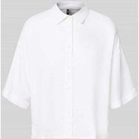 Vero Moda Regular Fit Hemdbluse aus Leinen-Viskose-Mix Modell 'LINN' in Offwhite, Größe XL von Vero Moda