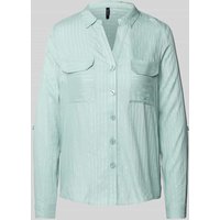 Vero Moda Regular Fit Hemdbluse aus reiner Viskose Modell 'BUMPY' in Schilf, Größe XL von Vero Moda
