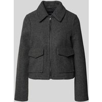 Vero Moda Regular Fit Jacke mit Pattentaschen Modell 'SAFIR' in Anthrazit Melange, Größe XS Vero Moda Regular Fit Jacke mit Pattentaschen Modell 'SAFIR' in Anthrazit Melange, Größe XS von Vero Moda
