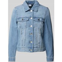 Vero Moda Regular Fit Jeansjacke aus Baumwoll-Mix Modell 'ZORICA' in Hellblau, Größe XS von Vero Moda