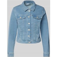 Vero Moda Regular Fit Jeansjacke mit Baumwoll-Anteil Modell 'LUNA' in Jeansblau, Größe M von Vero Moda