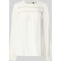 Vero Moda Regular Fit Langarmbluse aus reiner Viskose Modell 'DEBBIE' in Weiss, Größe XL von Vero Moda