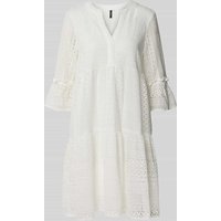 Vero Moda Regular Fit Spitzenkleid aus Baumwoll-Mix Modell 'HONEY' in Offwhite, Größe XS Vero Moda Regular Fit Spitzenkleid aus Baumwoll-Mix Modell 'HONEY' in Offwhite, Größe XS von Vero Moda