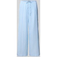 Vero Moda Regular Fit Stoffhose aus reiner Baumwolle Modell 'NANNA' in Hellblau, Größe M von Vero Moda