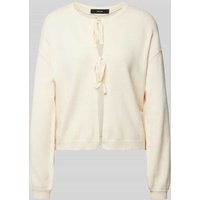 Vero Moda Regular Fit Strickjacke aus Viskose-Mix Modell 'HOLLYKARIS' in Offwhite, Größe M von Vero Moda