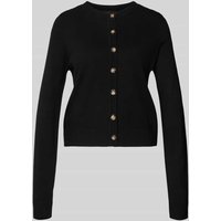 Vero Moda Regular Fit Strickjacke aus Viskose-Mix Modell 'SABA' in Black, Größe M von Vero Moda