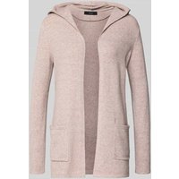 Vero Moda Regular Fit Strickjacke mit Kapuze Modell 'DOFFY' in Hellrosa, Größe S von Vero Moda