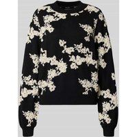 Vero Moda Regular Fit Strickpullover aus Viskose-Mix Modell 'NANCY' in Black, Größe M von Vero Moda