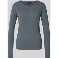 Vero Moda Regular Fit Strickpullover aus reiner Baumwolle Modell 'CARE' in Ocean, Größe S von Vero Moda