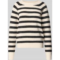 Vero Moda Regular Fit Strickpullover mit Raglanärmeln Modell 'DOFFY' in Beige, Größe S von Vero Moda