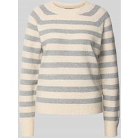 Vero Moda Regular Fit Strickpullover mit Raglanärmeln Modell 'DOFFY' in Offwhite, Größe M von Vero Moda