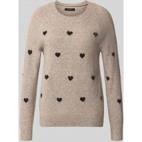 Vero Moda Regular Fit Strickpullover mit Raglanärmeln Modell 'DOFFY' in Taupe, Größe XS von Vero Moda