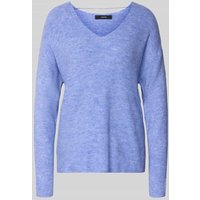 Vero Moda Regular Fit Strickpullover mit V-Ausschnitt Modell 'CREWLEFILE' in Ocean, Größe M Vero Moda Regular Fit Strickpullover mit V-Ausschnitt Modell 'CREWLEFILE' in Ocean, Größe M von Vero Moda