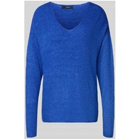 Vero Moda Regular Fit Strickpullover mit V-Ausschnitt Modell 'CREWLEFILE' in Royal Melange, Größe XL Vero Moda Regular Fit Strickpullover mit V-Ausschnitt Modell 'CREWLEFILE' in Royal Melange, Größe XL von Vero Moda