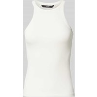 Vero Moda Regular Fit Tank Top aus Baumwoll-Mix Modell 'CHLOE' in Weiss, Größe S von Vero Moda