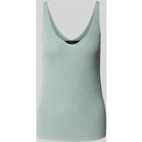 Vero Moda Regular Fit Tank Top in Strickoptik Modell 'NEWLEX' in Schilf, Größe XS von Vero Moda