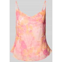 Vero Moda Regular Fit Trägertop mit Allover-Muster Modell 'SMILLA' in Pink, Größe XL von Vero Moda