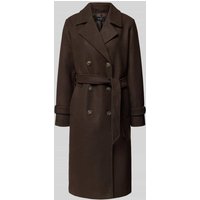 Vero Moda Regular Fit Trenchcoat mit Reverskragen Modell 'FORTUNEVEGA' in Schoko Melange, Größe XXL von Vero Moda