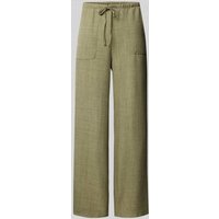 Vero Moda Regular Fit Weite Hose mit elastischem Bund Modell 'MELANEY' in Oliv, Größe M von Vero Moda