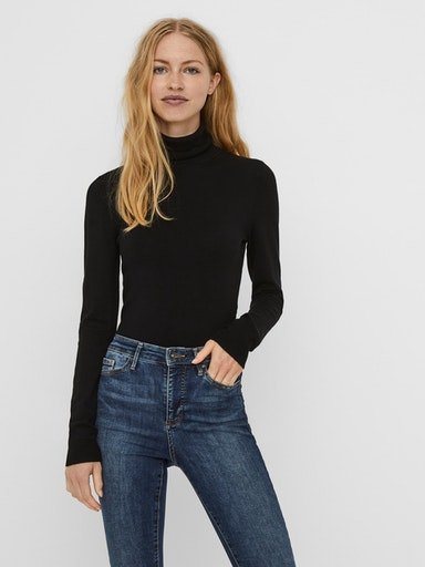 Vero Moda Rollkragenpullover VMGLORY LS ROLLNECK BLOUSE GA NOOS von Vero Moda
