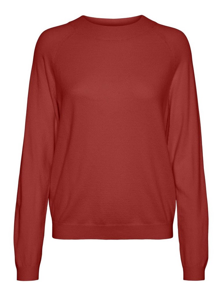 Vero Moda Rundhalspullover VMHAPPINESS LS RAGLAN PULLOVE GA BOO REP von Vero Moda
