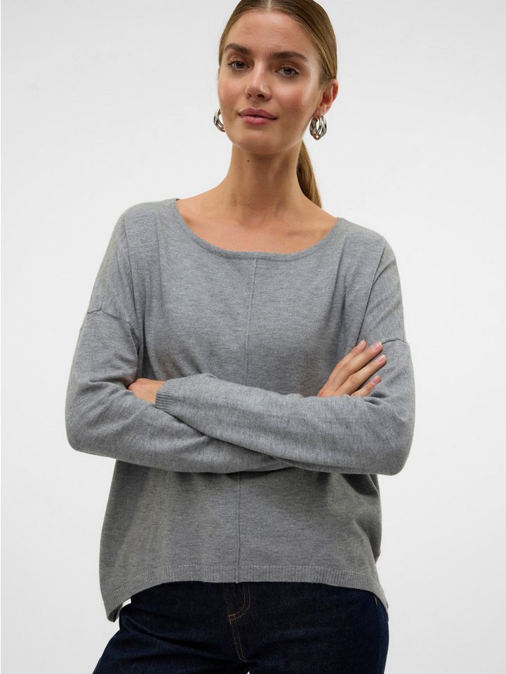Vero Moda Rundhalspullover VMBREEZE AURA LS ZIPPER BLOUSE NOOS von Vero Moda