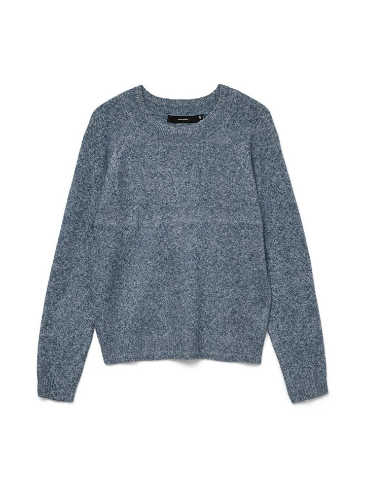 Vero Moda Rundhalspullover VMDOFFY LS O-NECK BLOUSE GA NOOS Materialmix, regular fit von Vero Moda