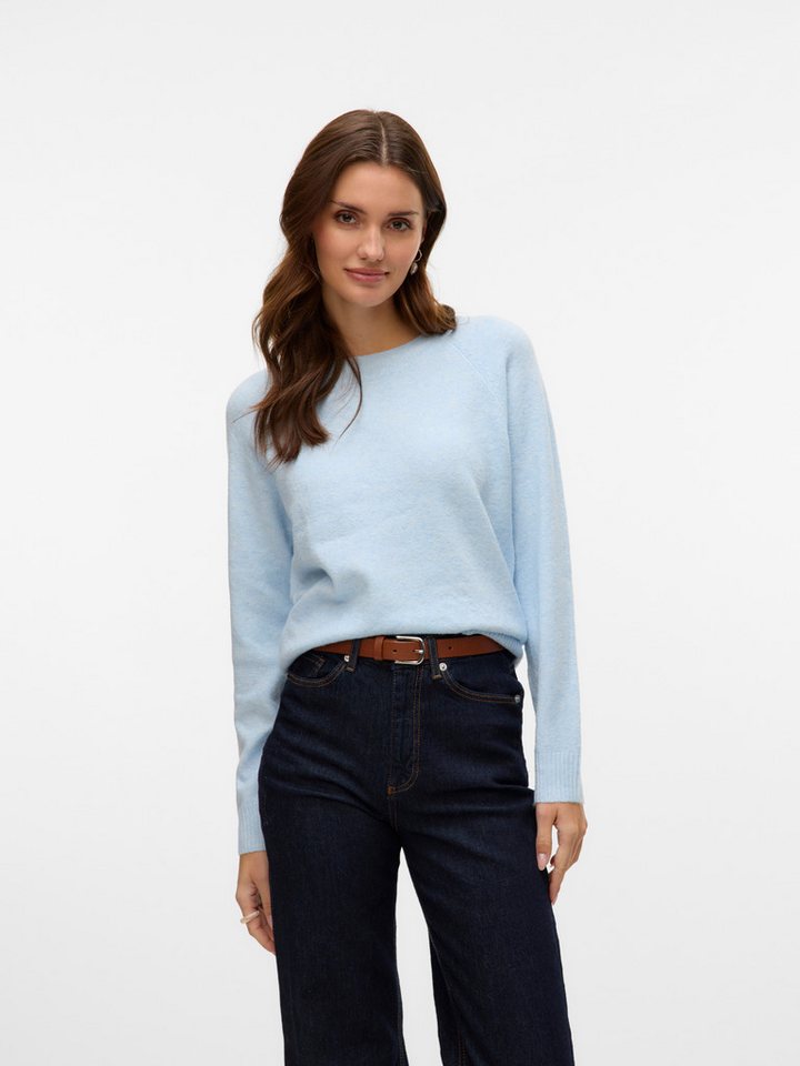Vero Moda Rundhalspullover VMDOFFY LS O-NECK BLOUSE GA NOOS von Vero Moda
