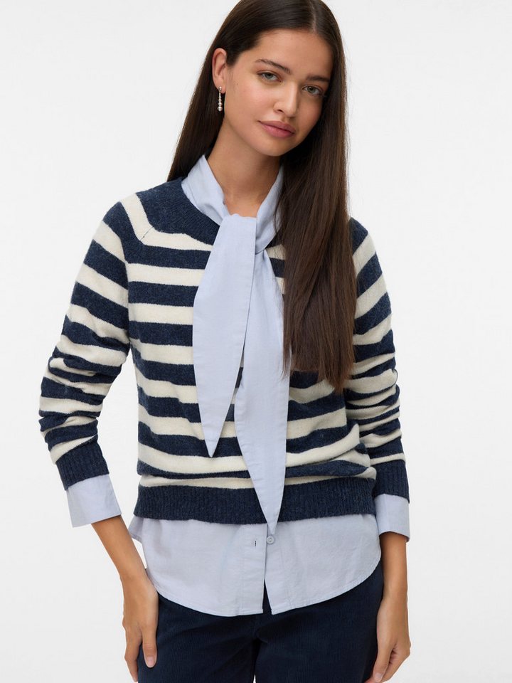 Vero Moda Rundhalspullover VMDOFFY LS O-NECK BLOUSE GA NOOS von Vero Moda