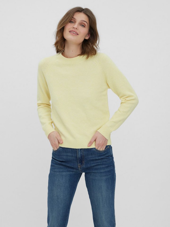 Vero Moda Rundhalspullover VMDOFFY LS O-NECK BLOUSE GA NOOS von Vero Moda