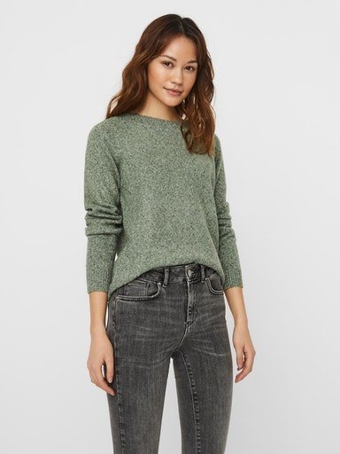 Vero Moda Rundhalspullover VMDOFFY LS O-NECK BLOUSE GA NOOS von Vero Moda