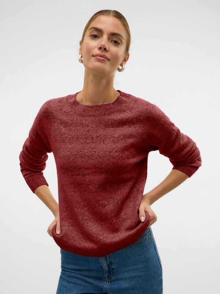 Vero Moda Rundhalspullover VMDOFFY LS O-NECK BLOUSE GA NOOS von Vero Moda