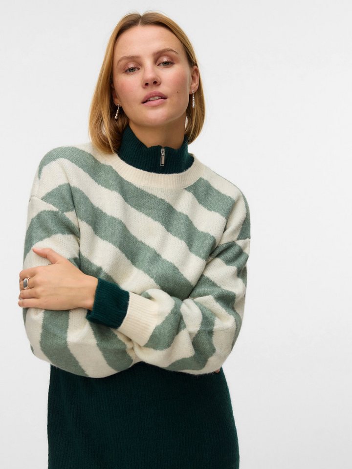 Vero Moda Rundhalspullover VMLARA LS O-NECK PULLOVER GA BOO REP von Vero Moda