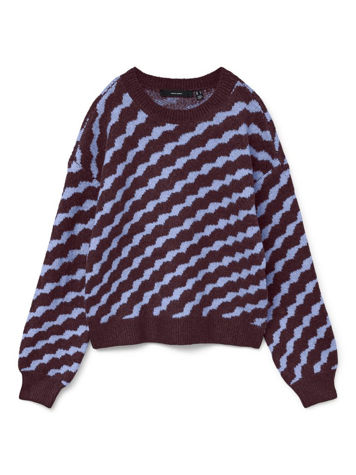 Vero Moda Rundhalspullover VMLARA LS O-NECK PULLOVER GA BOO REP von Vero Moda