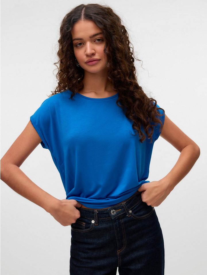 Vero Moda Rundhalsshirt VMAVA PLAIN SS TOP GAJRS NOOS von Vero Moda