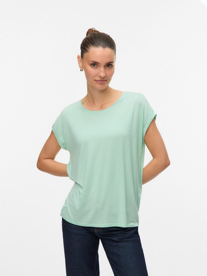 Vero Moda Rundhalsshirt VMAVA PLAIN SS TOP GAJRS NOOS von Vero Moda