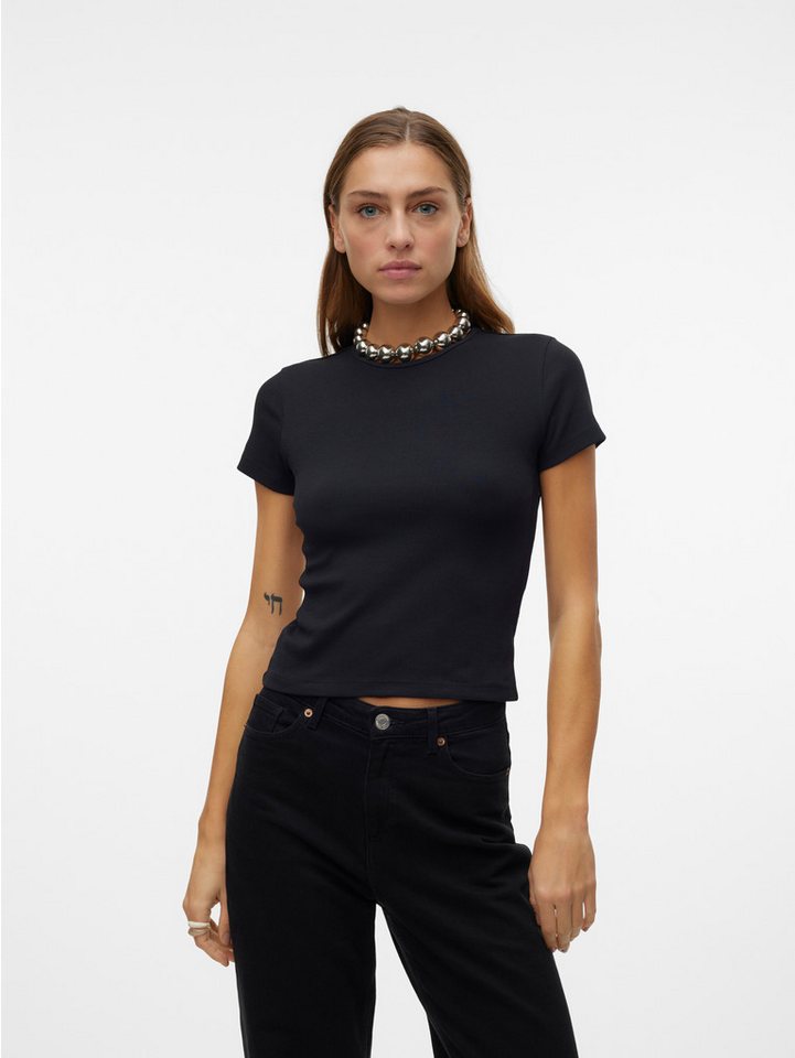Vero Moda Rundhalsshirt VMCHLOE SS SHORT TOP JRS NOOS von Vero Moda