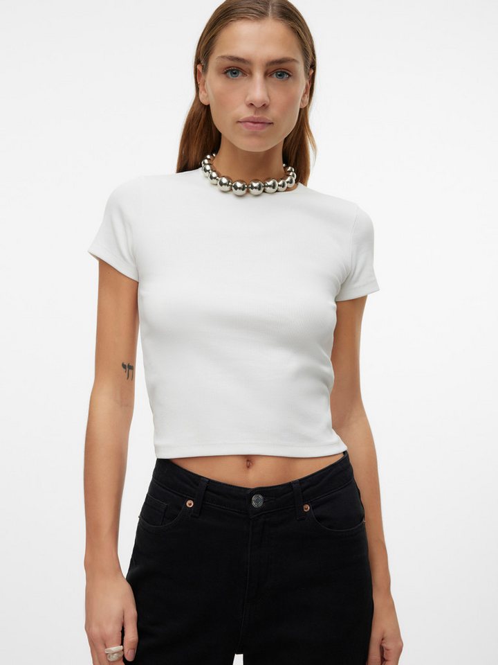 Vero Moda Rundhalsshirt VMCHLOE SS SHORT TOP JRS NOOS von Vero Moda