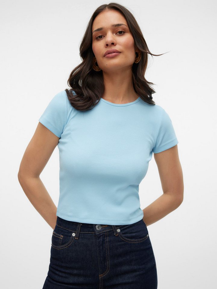 Vero Moda Rundhalsshirt VMCHLOE SS SHORT TOP JRS NOOS von Vero Moda
