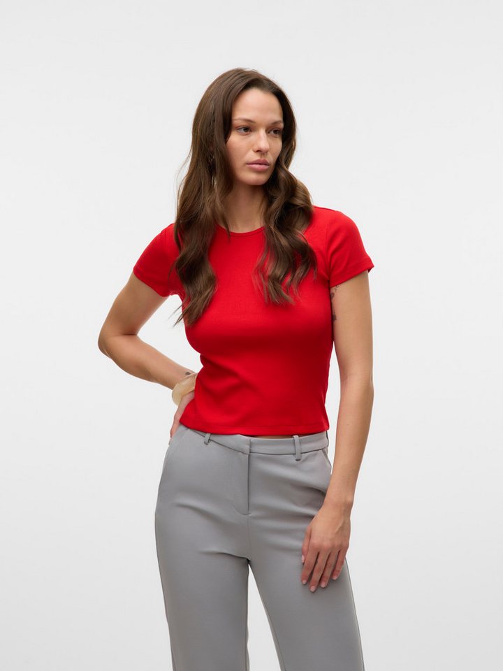 Vero Moda Rundhalsshirt VMCHLOE SS SHORT TOP JRS NOOS von Vero Moda