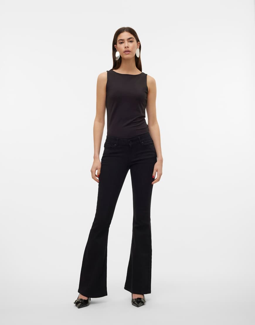 Vero Moda - Schlagjeans in Schwarz von Vero Moda