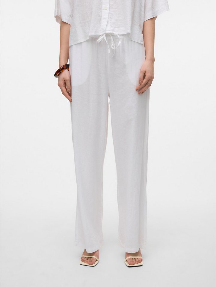 Vero Moda Schlupfhose VMLINN LINEN PANTS WVN NOOS Sommerhose, mit Leinen von Vero Moda