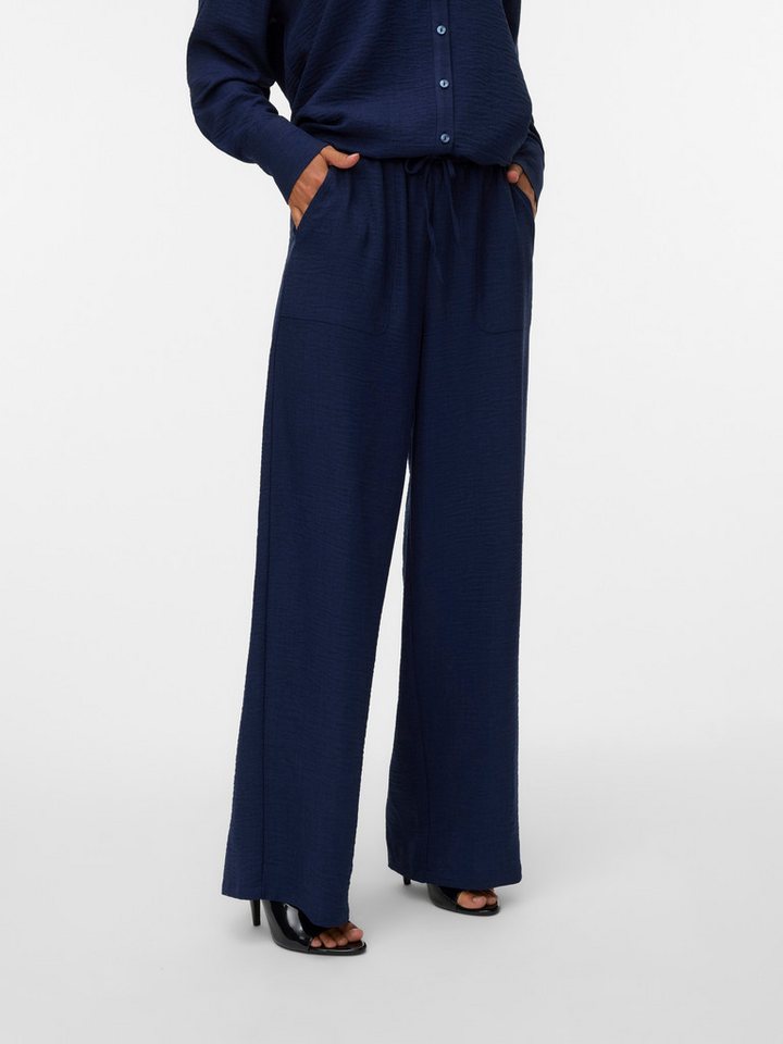 Vero Moda Schlupfhose VMMELANEY HW LOOSE PANT WVN GA NOOS Kunstfaser, loose fit von Vero Moda