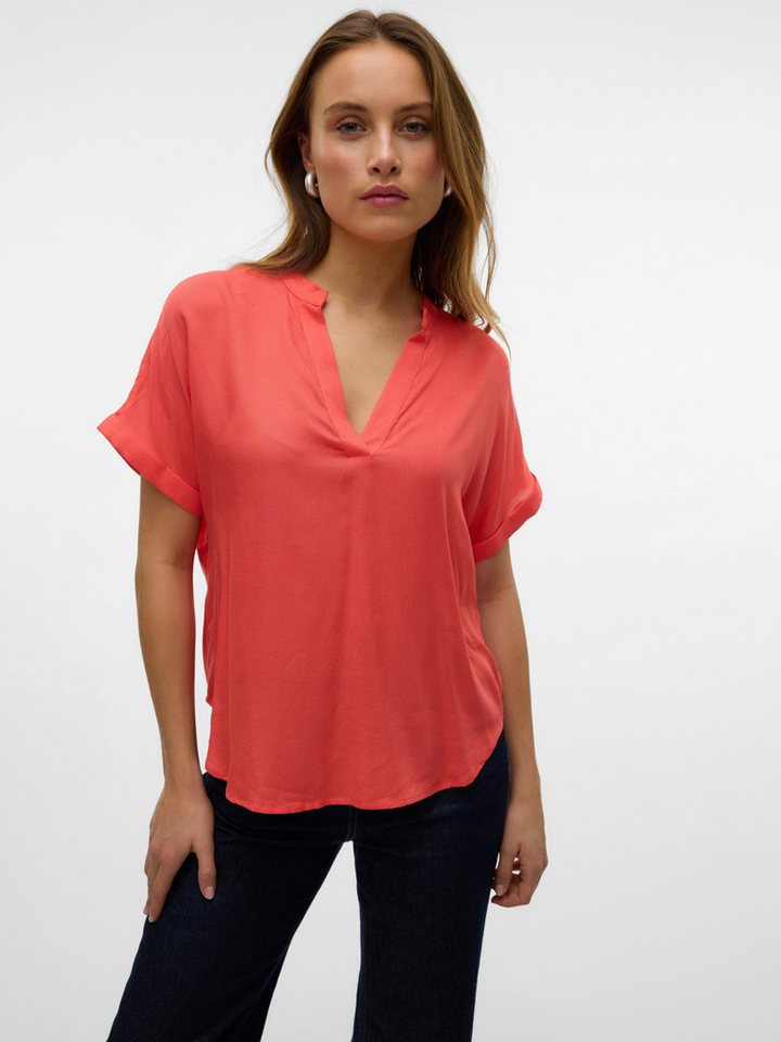 Vero Moda Shirtbluse VMBEAUTY SS TOP GA NOOS Viskose, regular fit von Vero Moda