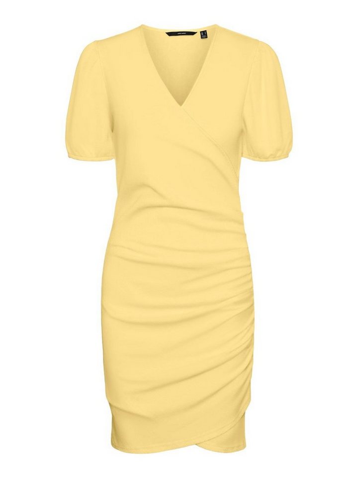 Vero Moda Shirtkleid (knielang, 1-tlg) VMELISA S/S WRAP DRESS LCS JRS von Vero Moda