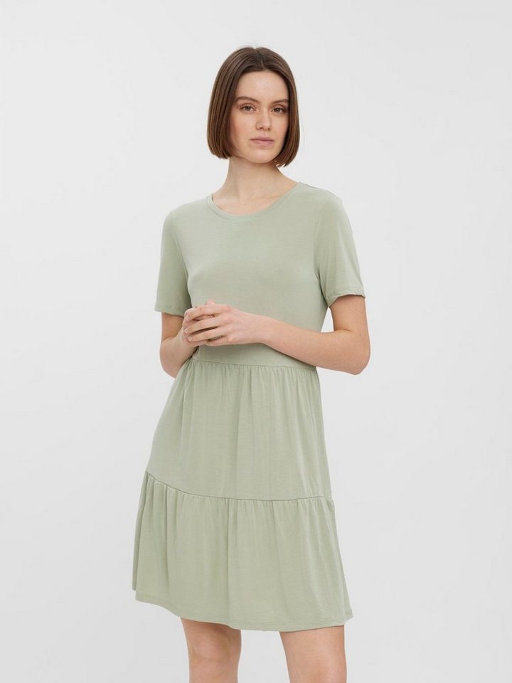 Vero Moda Shirtkleid (kurz, 1-tlg) VMFILLI CALIA SS SHORT DRESS GA NOOS von Vero Moda