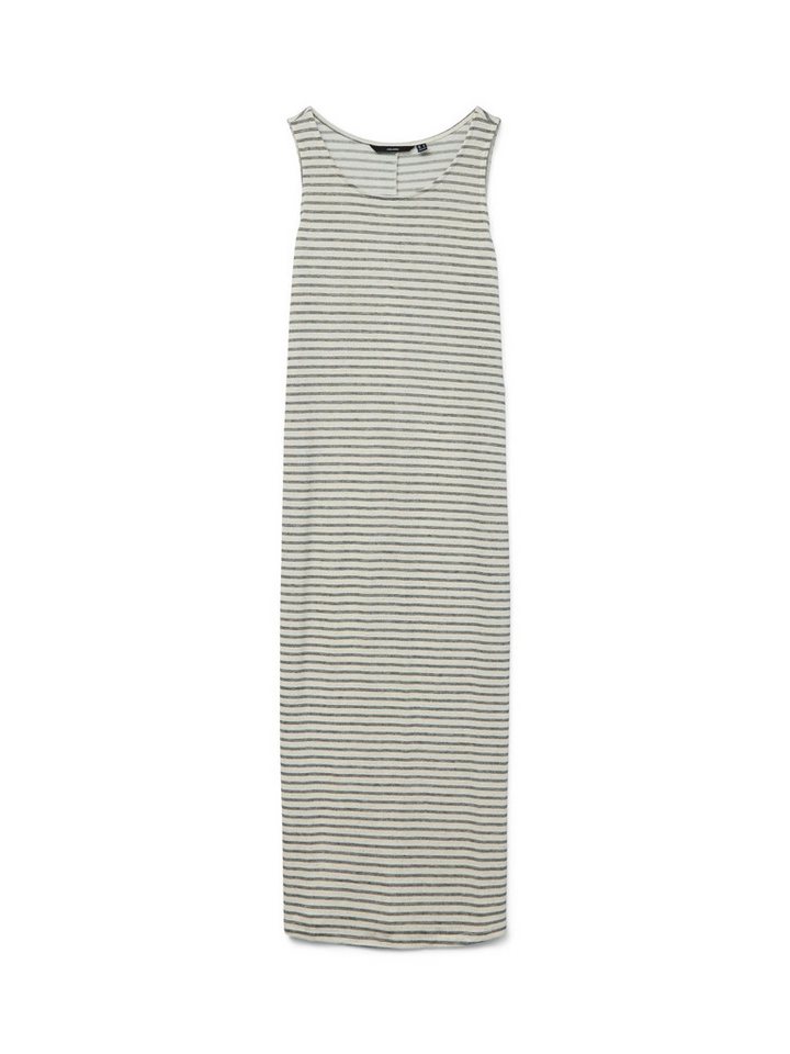 Vero Moda Shirtkleid Leger Ärmellos, gestreift, Midi Passform (lang) VMGINA SL 7/8 DRESS JRS NOOS von Vero Moda